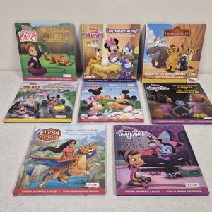 English And Spanish lot of 8 Disney Bendon books. See Pic For Titles.